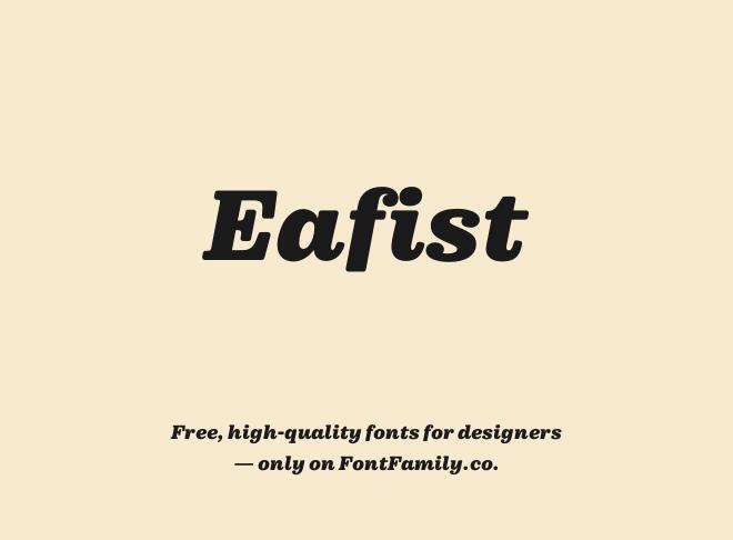Eafist Font