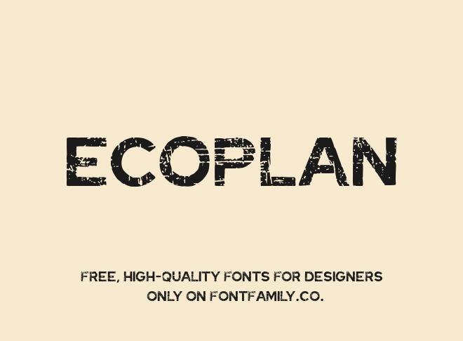Ecoplan Font