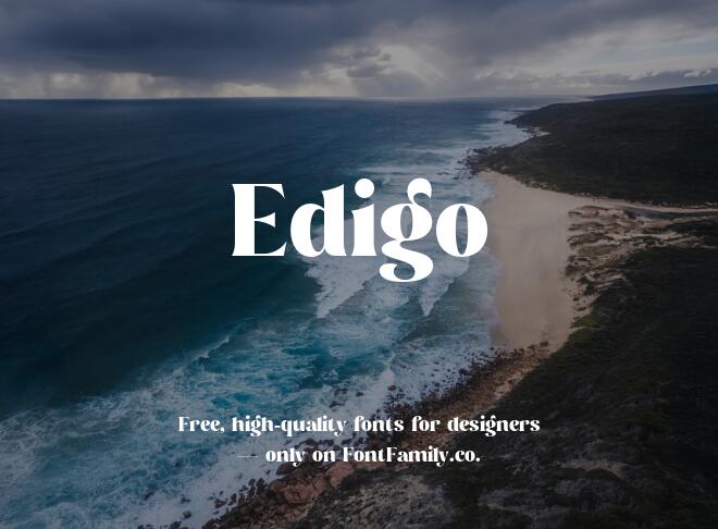Edigo Font