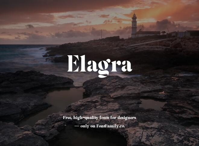 Elagra Font