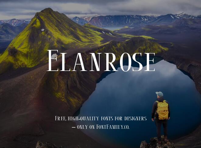 Elanrose Font