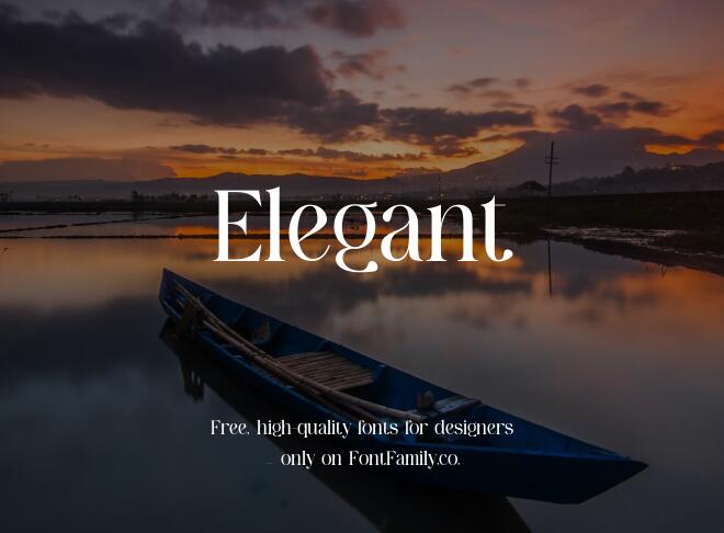 Elegant Font
