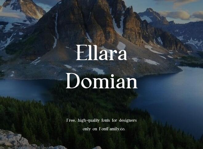 Ellara Domian Font
