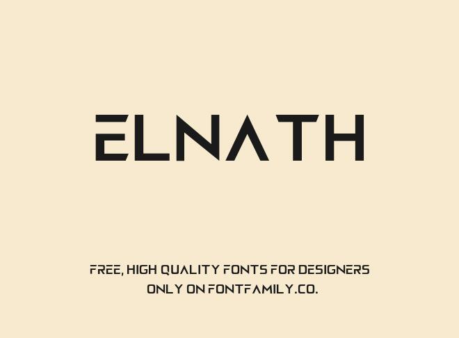 Elnath Font