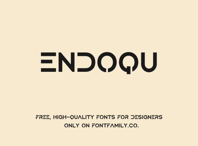 Endoqu Font