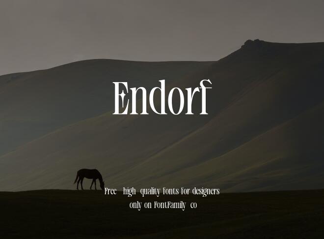 Endorf Font