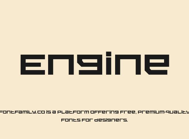 Engine Font