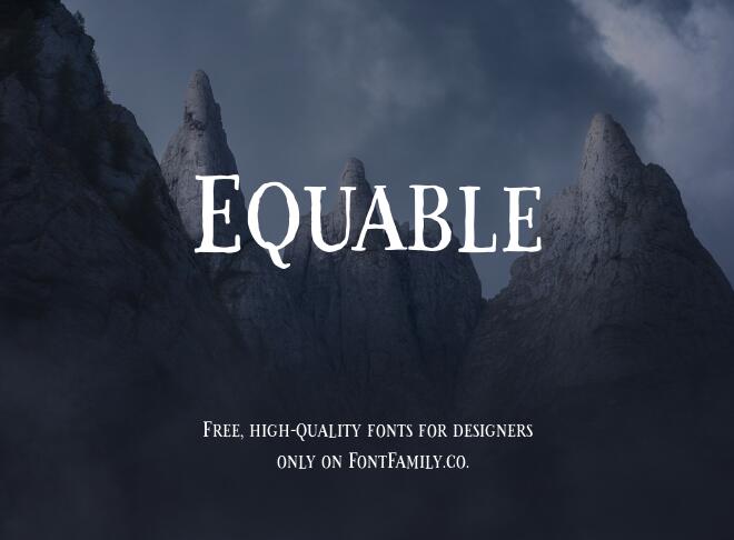 Equable Font