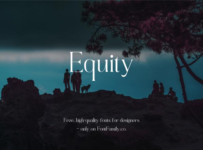 Equity Font
