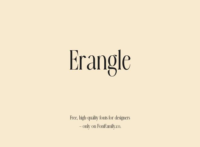 Erangle Font