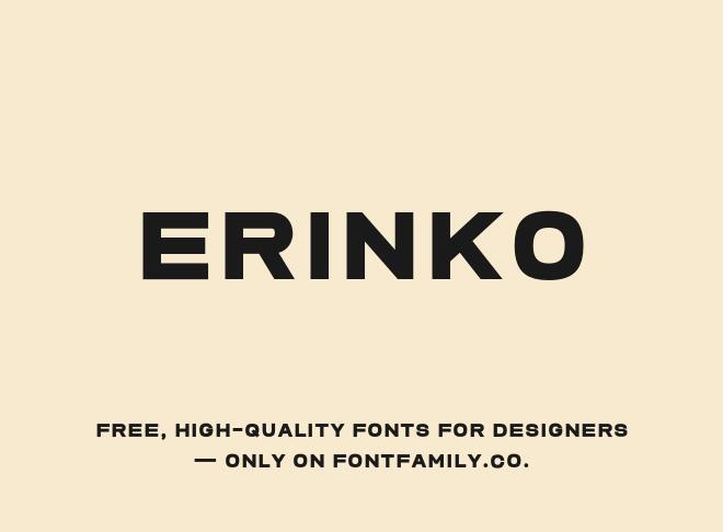 Erinko Font