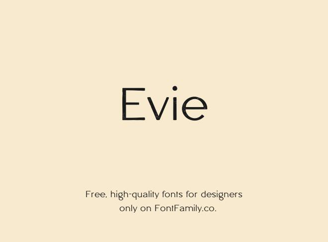 Evie Font
