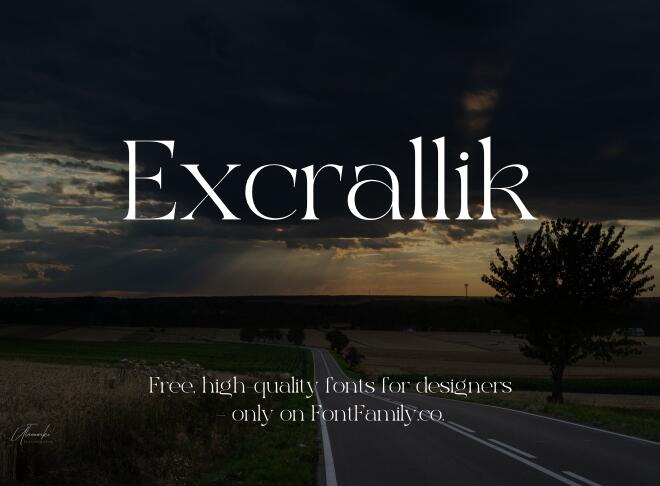 Excrallik Font