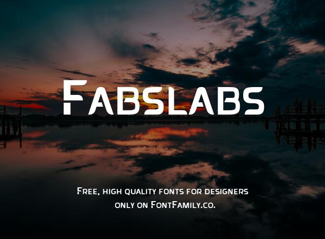 Fabslabs Font