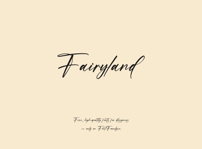 Fairyland Font