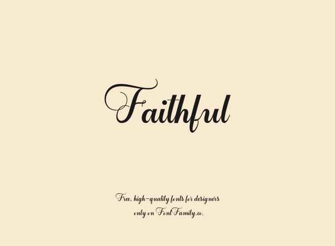 Faithful Font