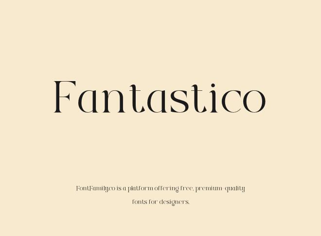 Fantastico Font
