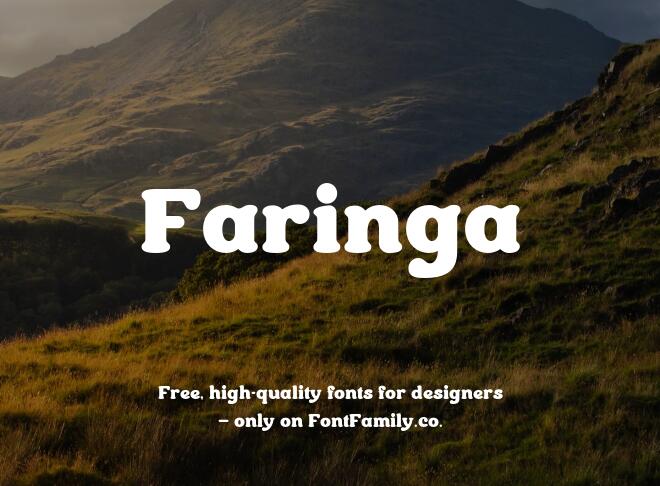Faringa Font