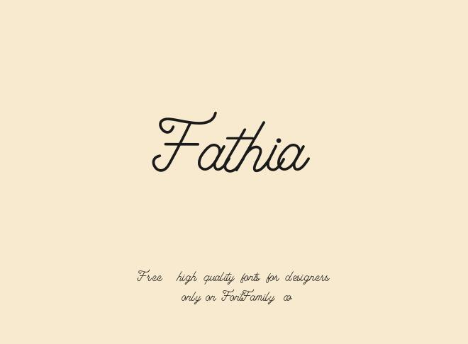 Fathia Font