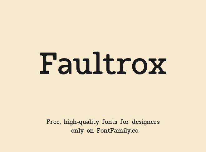 Faultrox Font