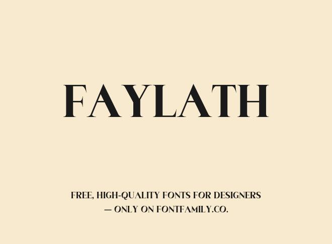 Faylath Font
