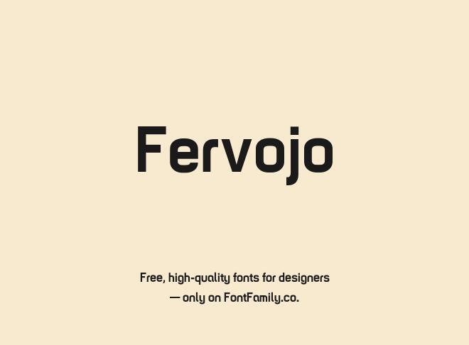 Fervojo Font