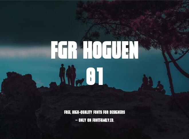 Fgr Hoguen 01 Font
