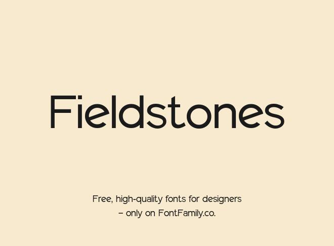 Fieldstones Font