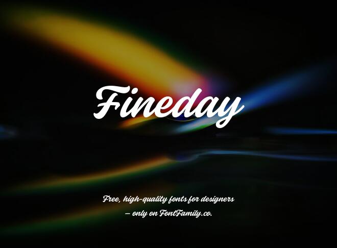 Fineday Font