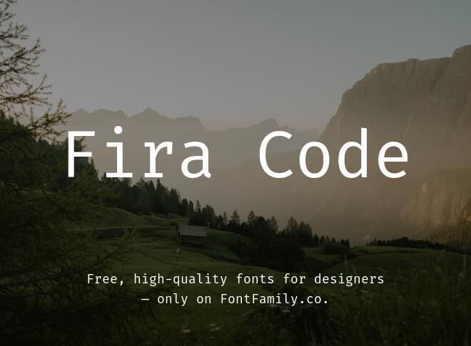 Fira Code Font