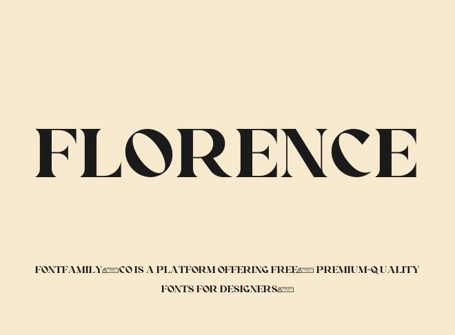 Florence Font