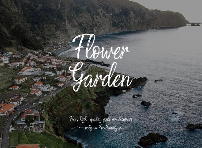 Flower Garden Font