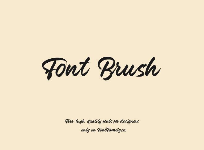 Font Brush