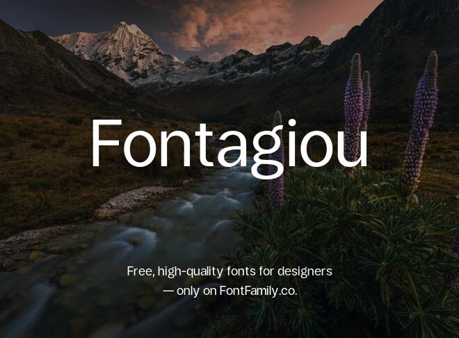 Fontagiou Font