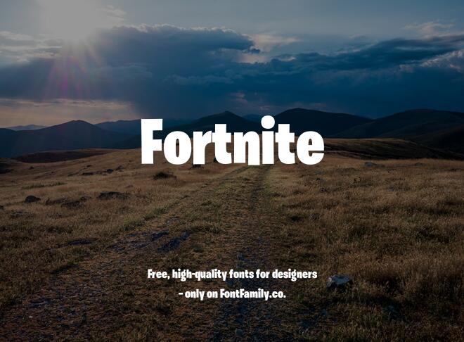 Fortnite Font