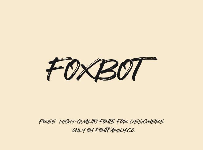 Foxbot Font