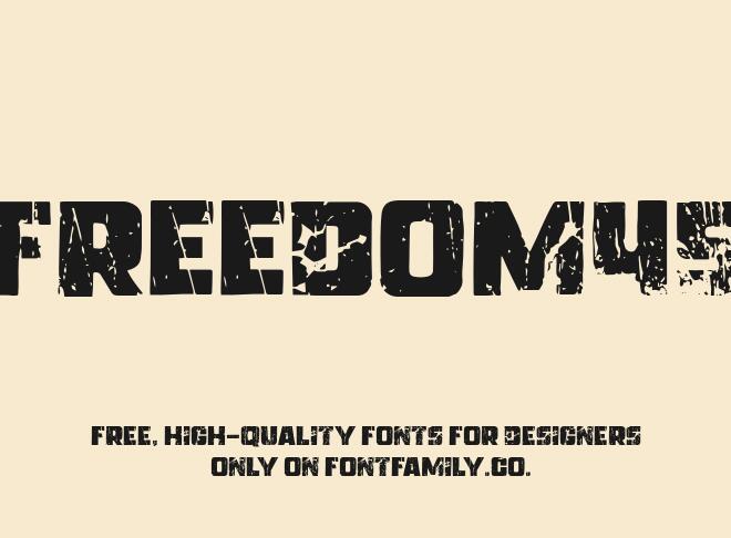 Freedom45 Font