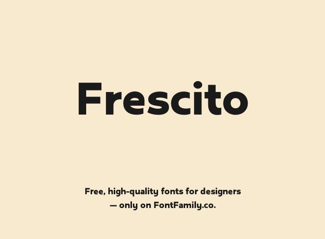 Frescito Font