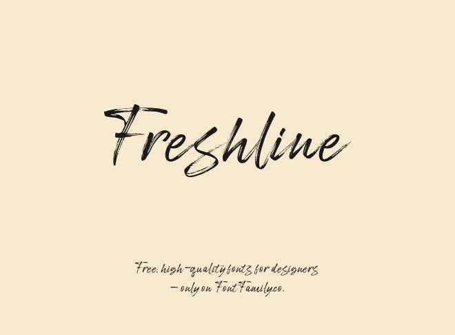 Freshline Font