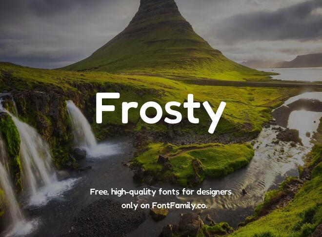 Frosty Font