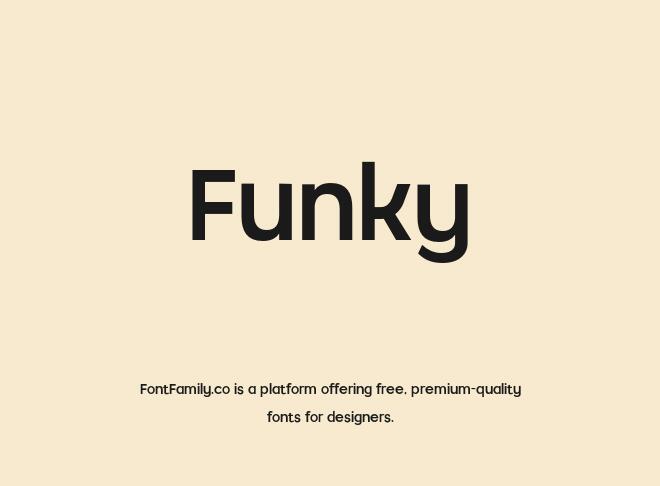 Funky Font