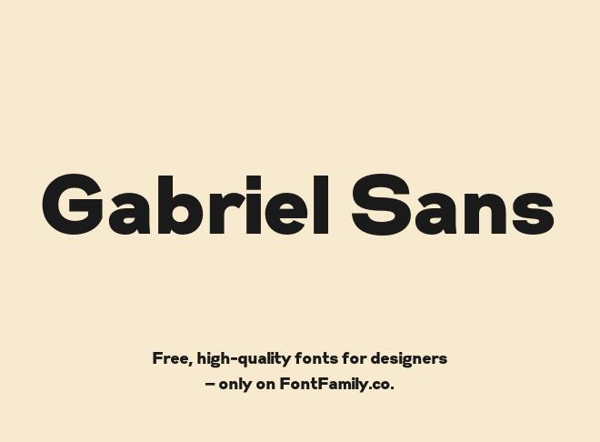 Gabriel Sans Font
