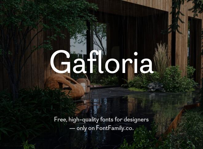 Gafloria Font