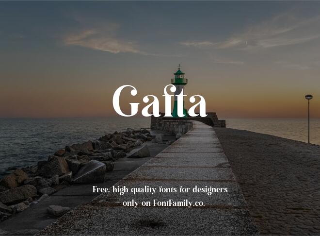 Gafta Font