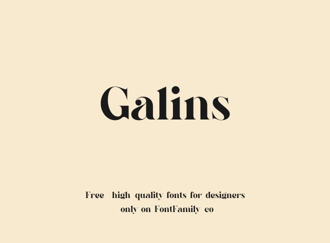Galins Font