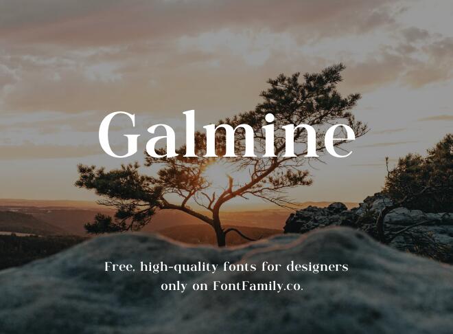 Galmine Font