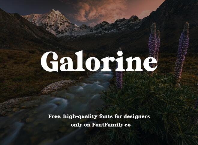 Galorine Font