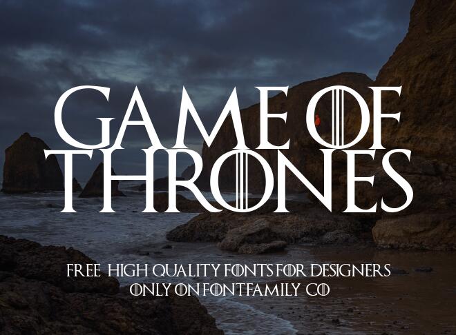 Game Of Thrones Font