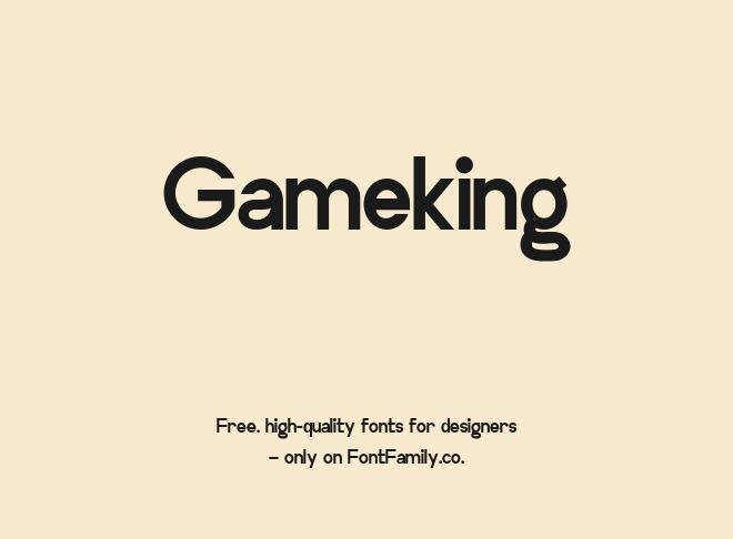Gameking Font