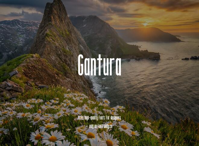 Gantura Font Family